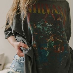 Nirvana Unplugged Oversized Tee One size